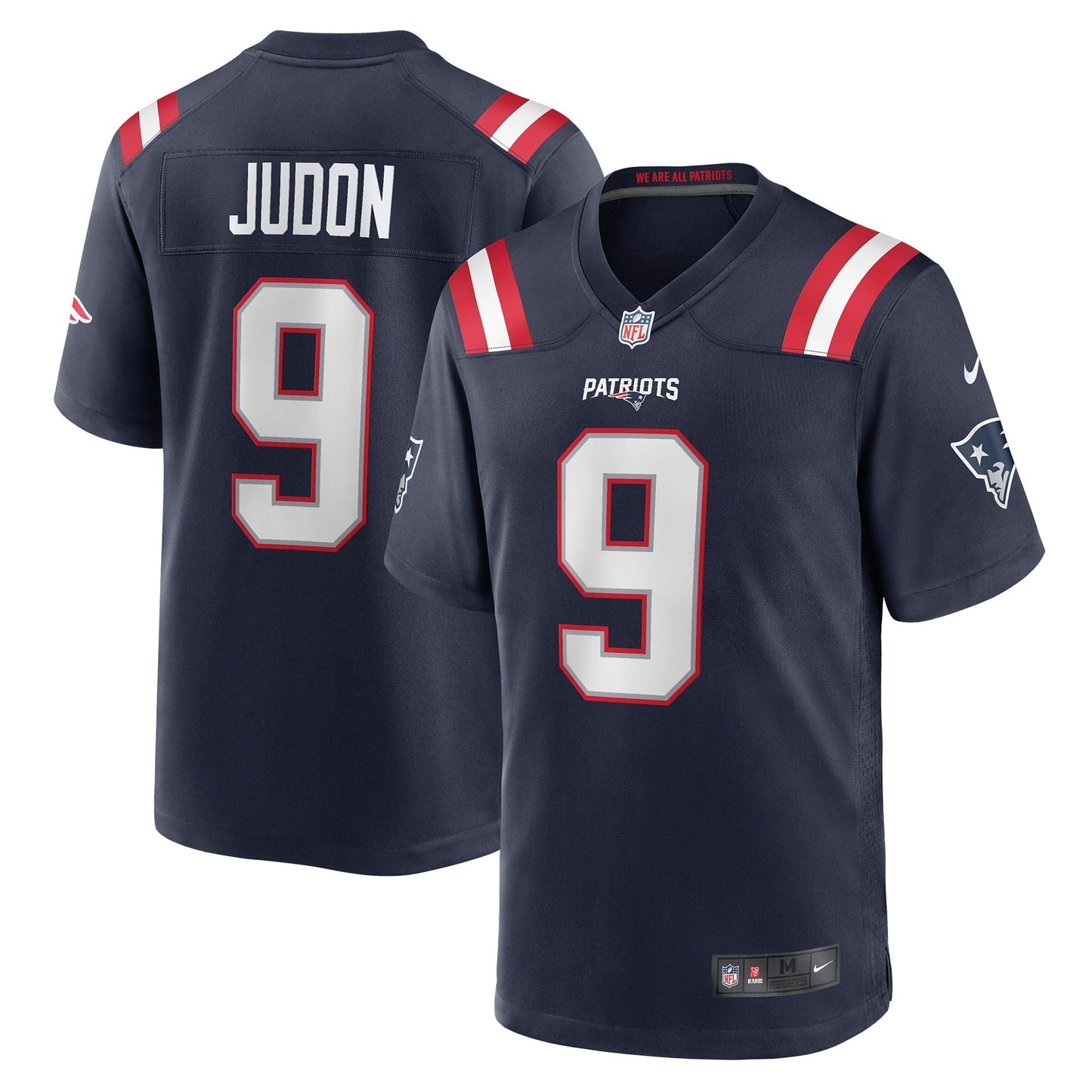 Men's Nike Matthew Judon Navy New England Patriots Game Player Jersey