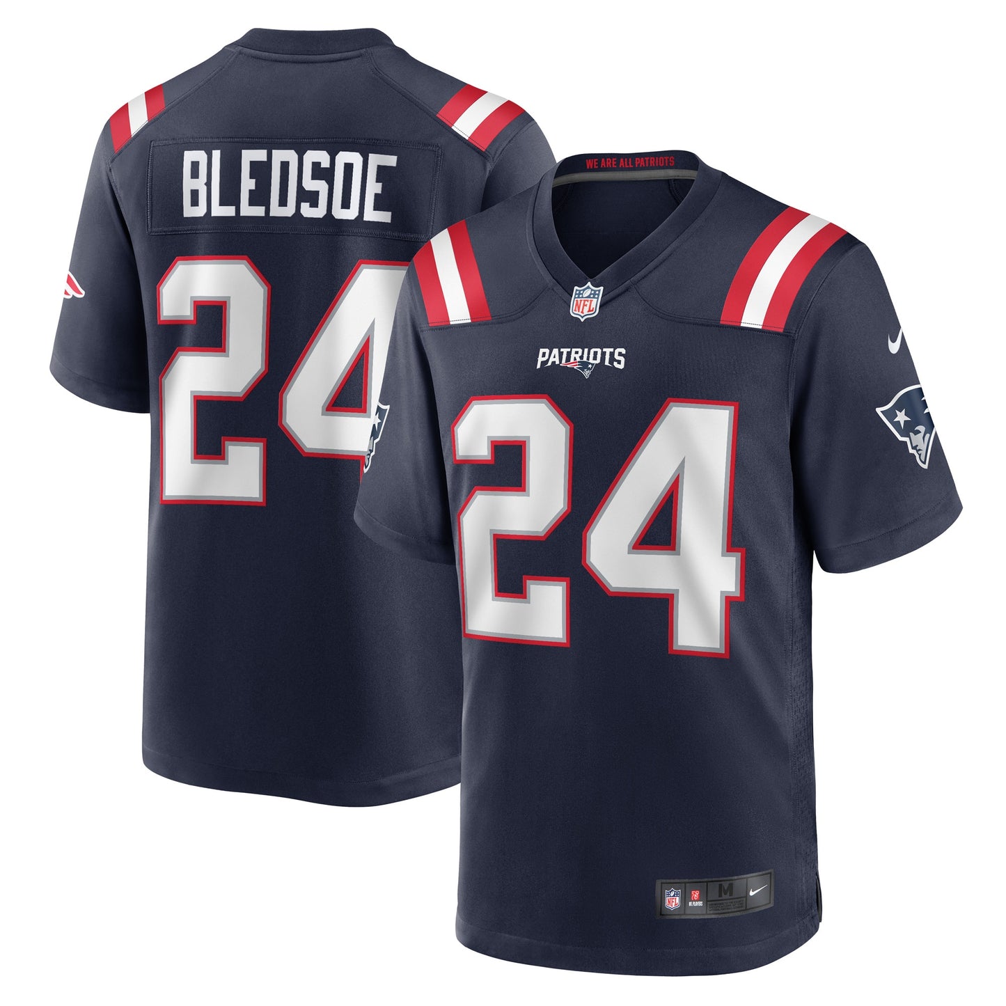 Joshuah Bledsoe New England Patriots Nike Game Player Jersey - Navy