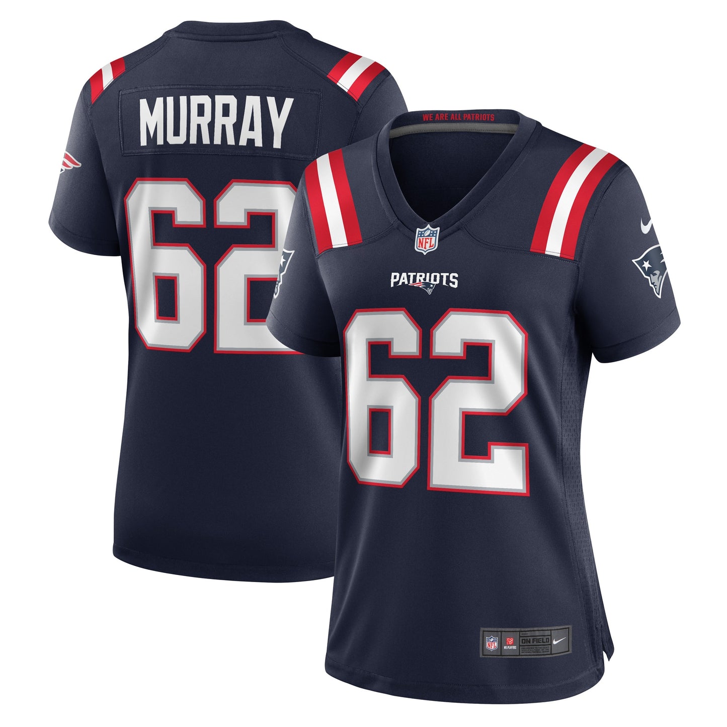Bill Murray New England Patriots Nike Women's Game Player Jersey - Navy