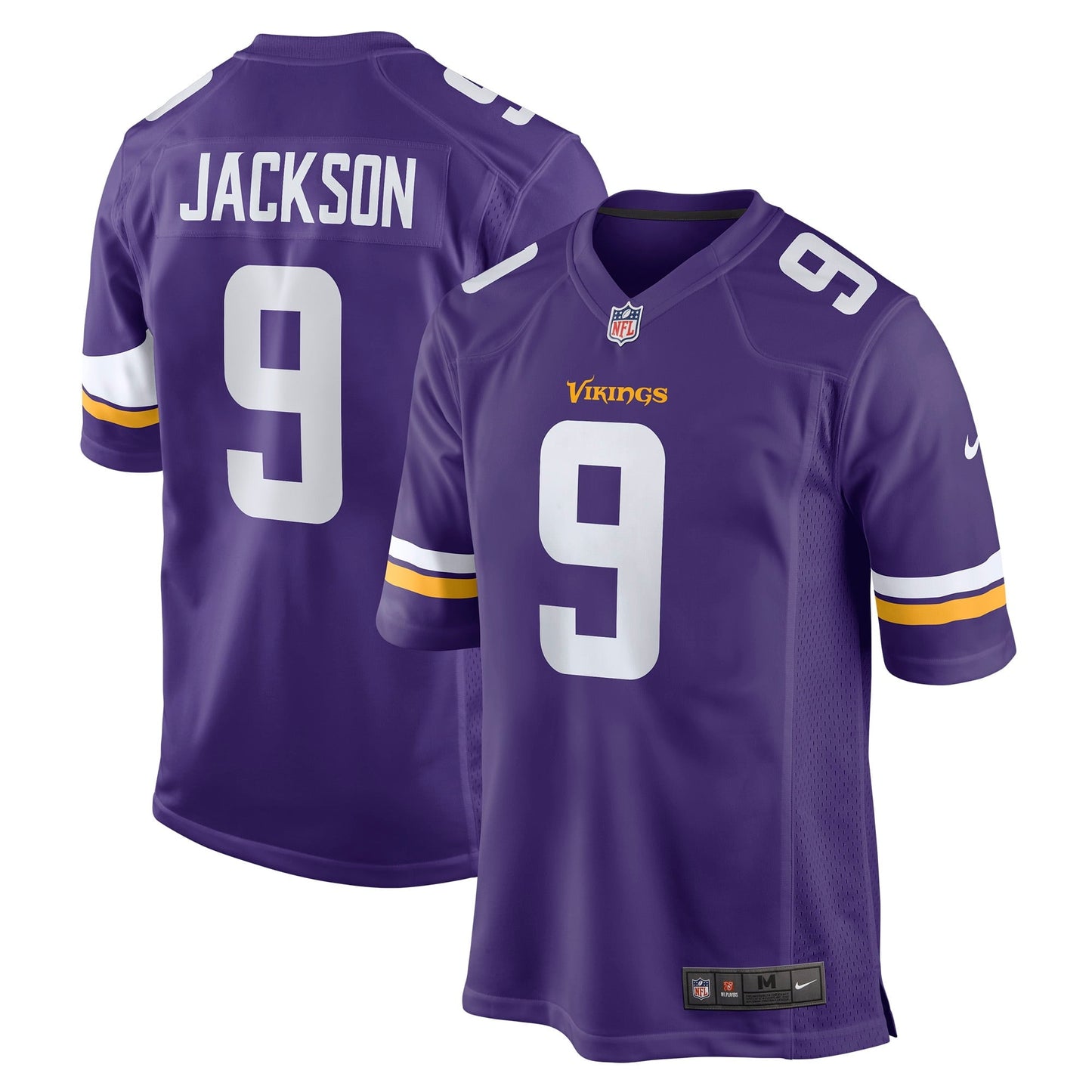 Men's Nike Trishton Jackson Purple Minnesota Vikings Game Jersey