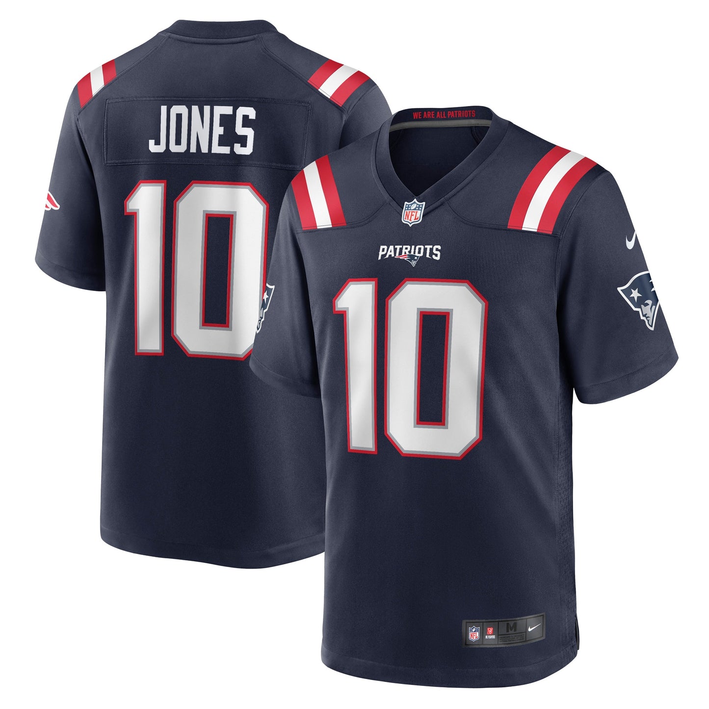 Mac Jones New England Patriots Nike Player Game Jersey - Navy