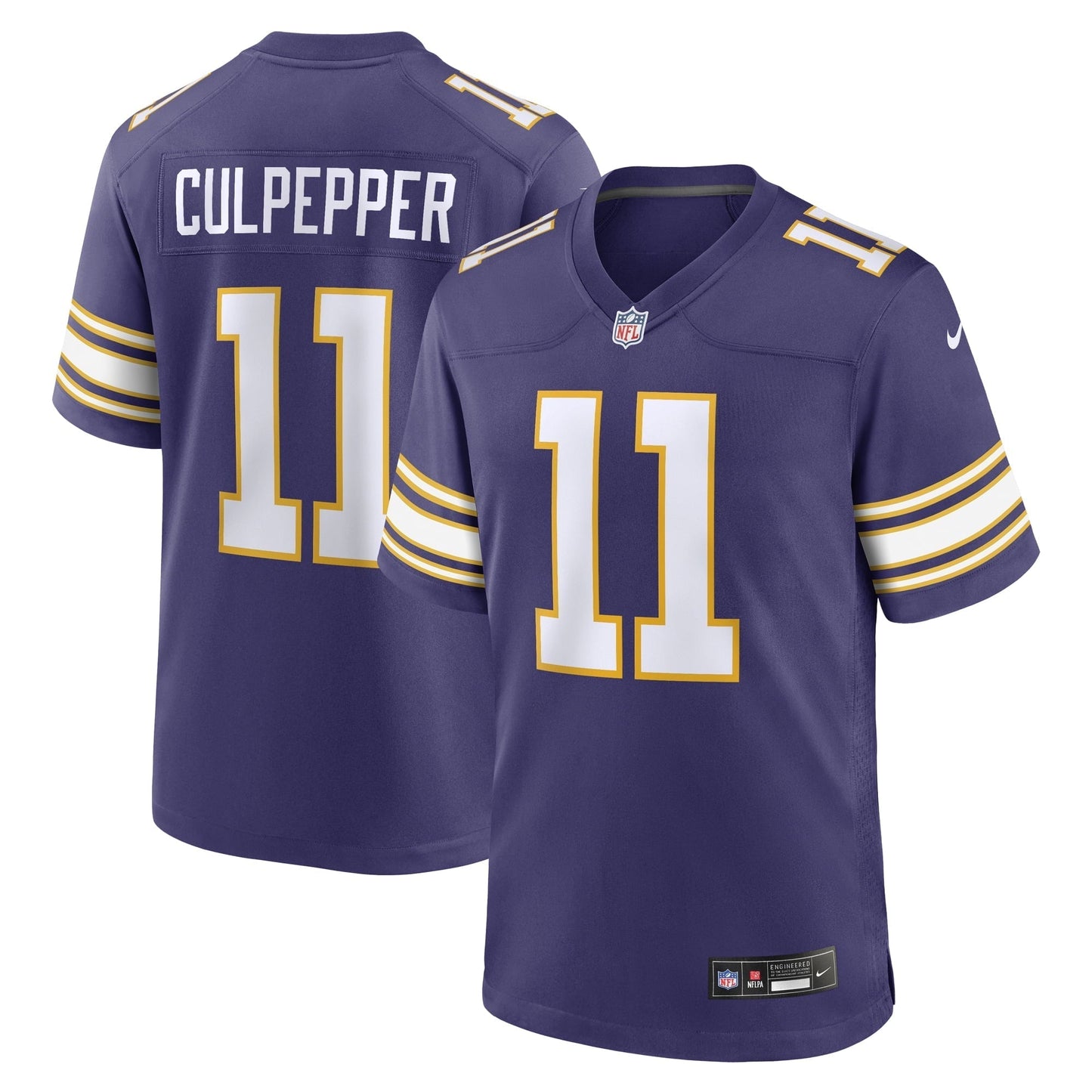 Men's Nike Daunte Culpepper Purple Minnesota Vikings Classic Retired Player Game Jersey