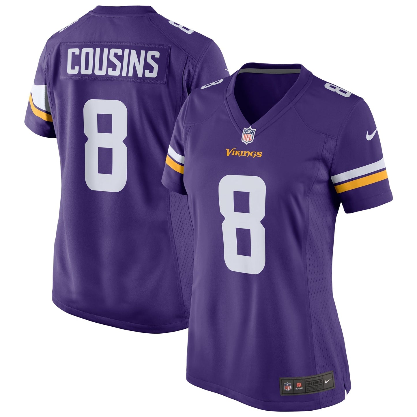 Women's Nike Kirk Cousins Purple Minnesota Vikings Game Jersey