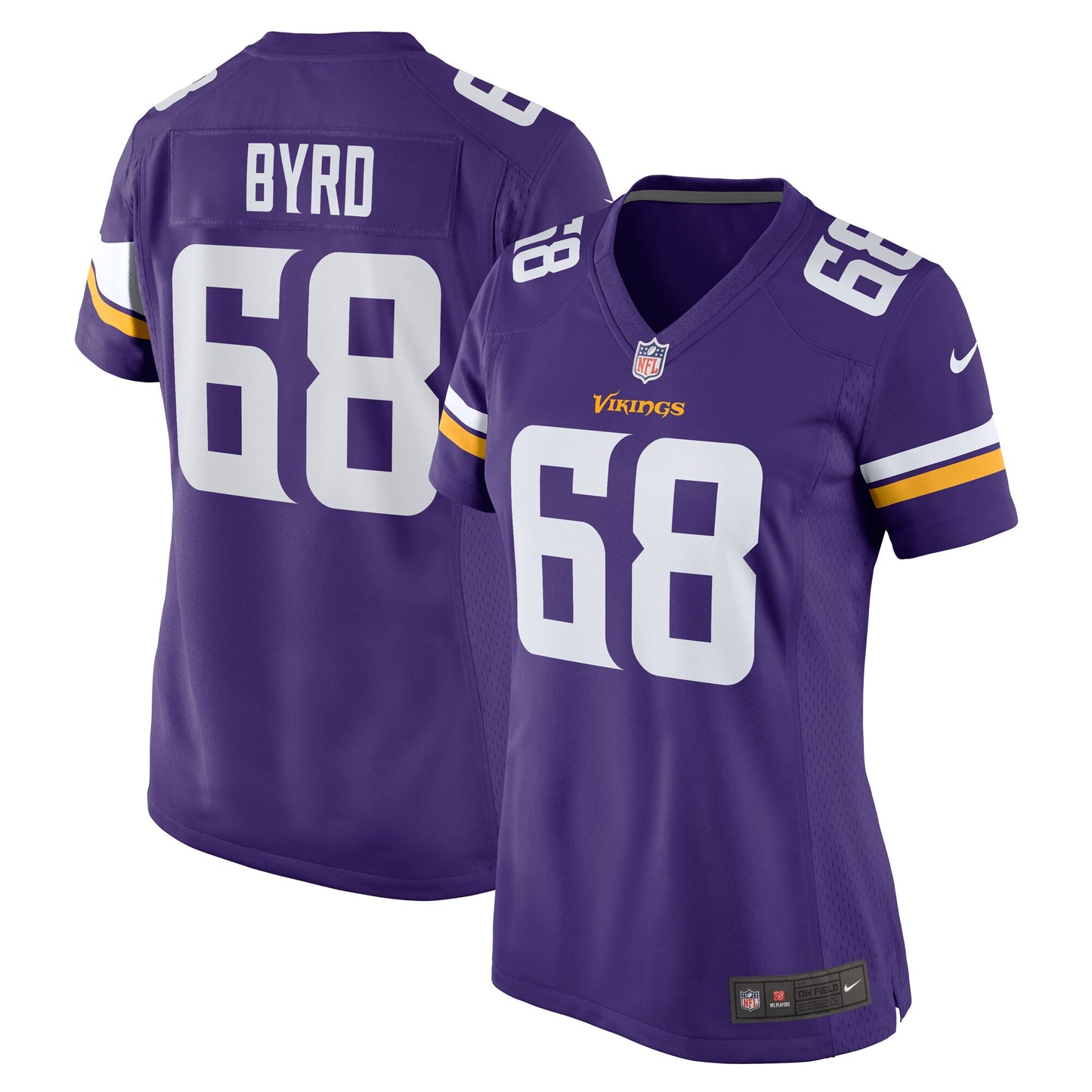 Henry Byrd Minnesota Vikings Nike Women's Team Game Jersey -  Purple