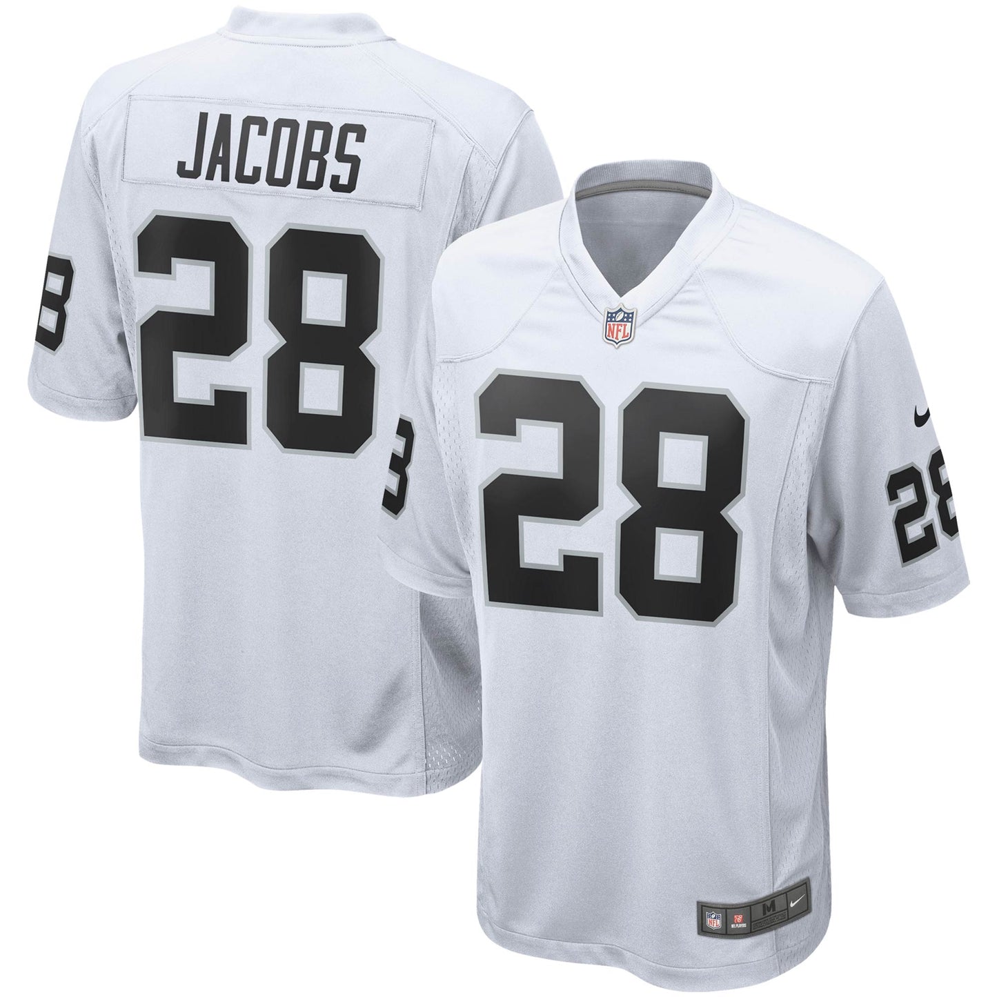 Josh Jacobs Las Vegas Raiders Nike Game Jersey - White