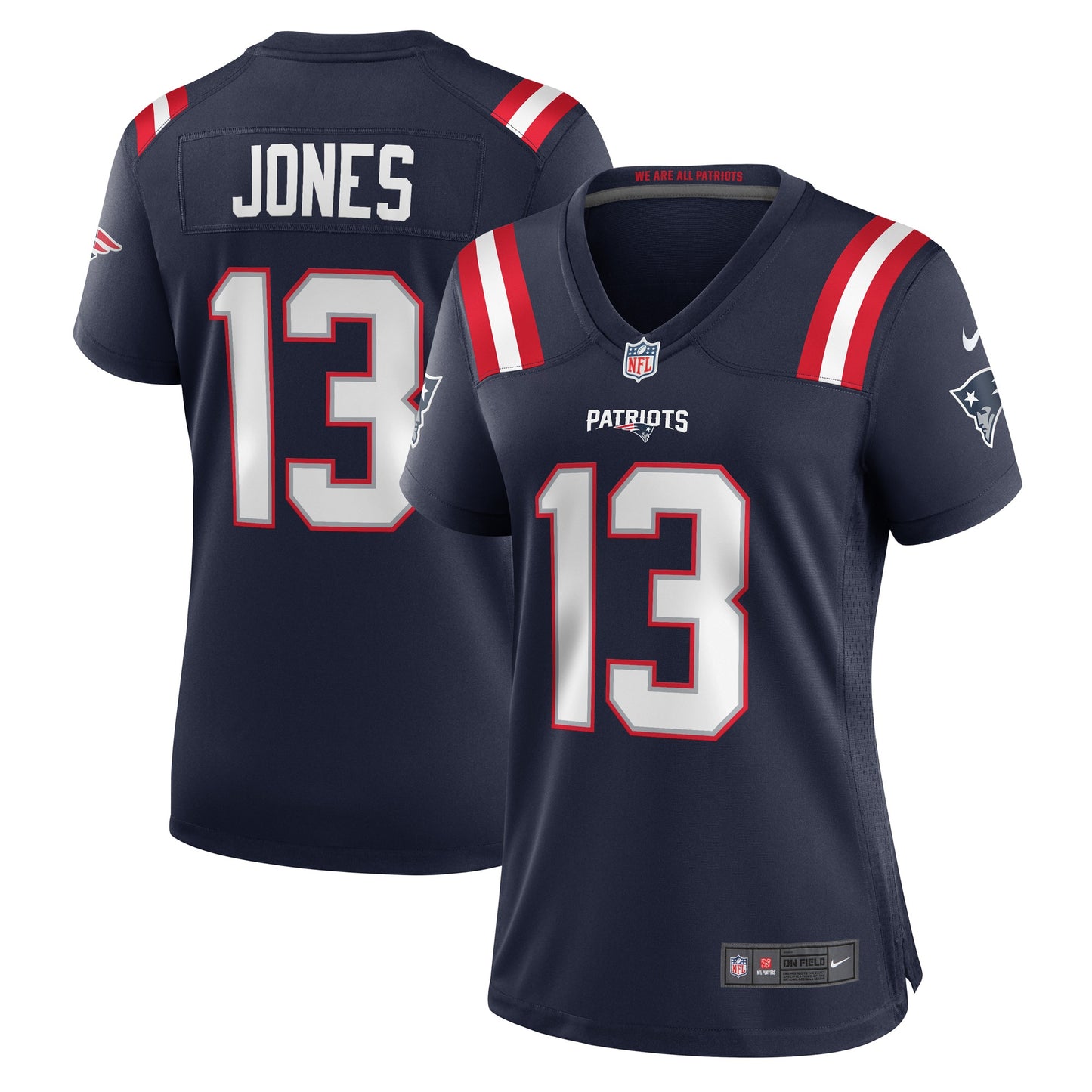 Jack Jones New England Patriots Nike Women's Game Player Jersey - Navy