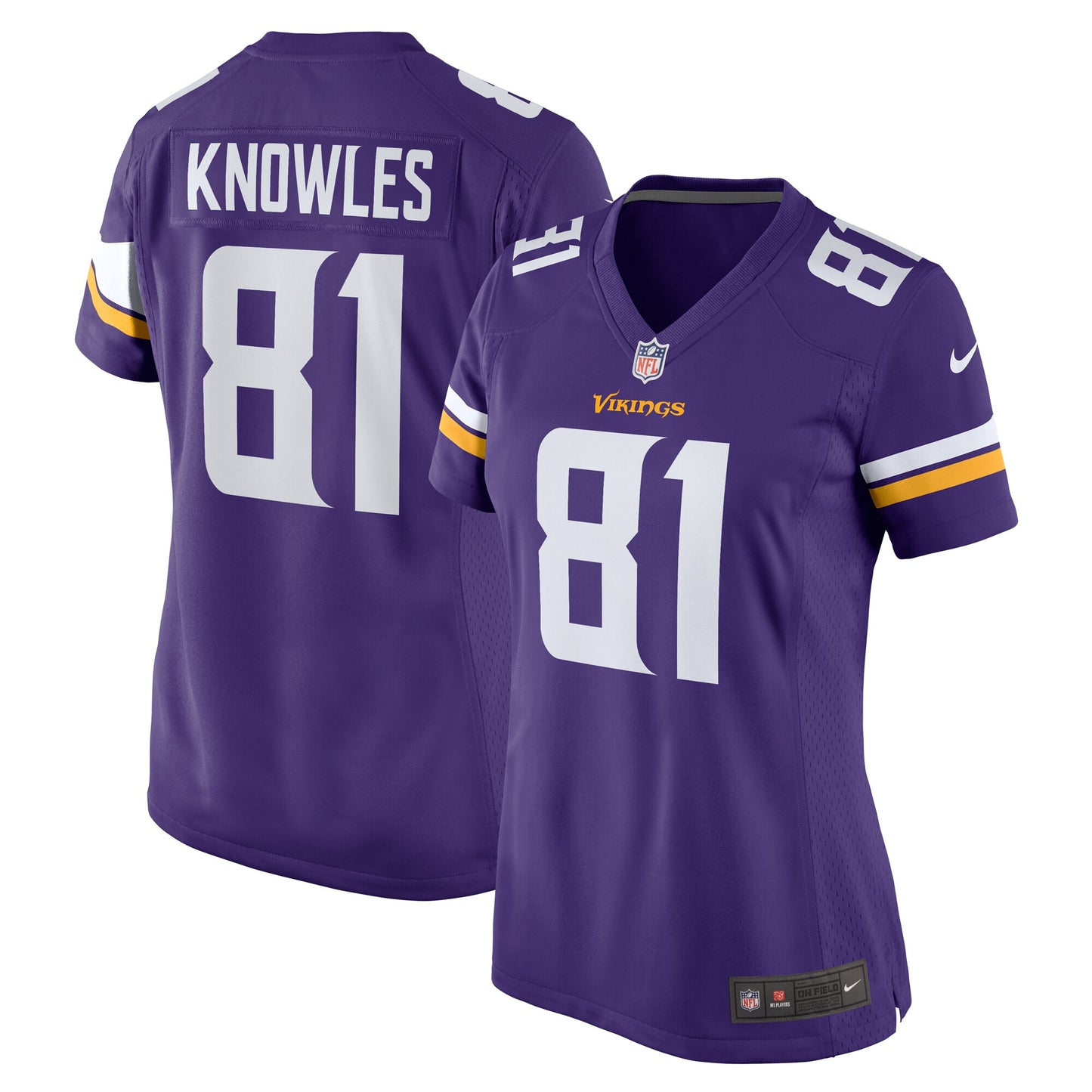 Malik Knowles Minnesota Vikings Nike Women's Team Game Jersey -  Purple