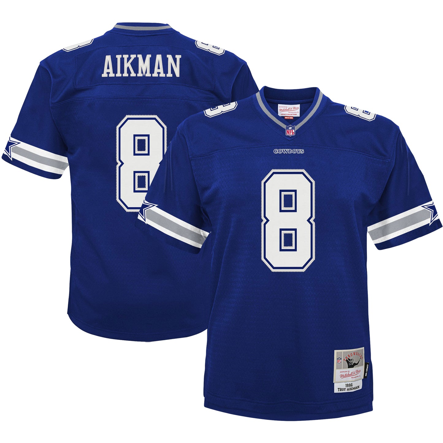 Troy Aikman Dallas Cowboys Mitchell & Ness Toddler 1996 Retired Legacy Jersey - Navy