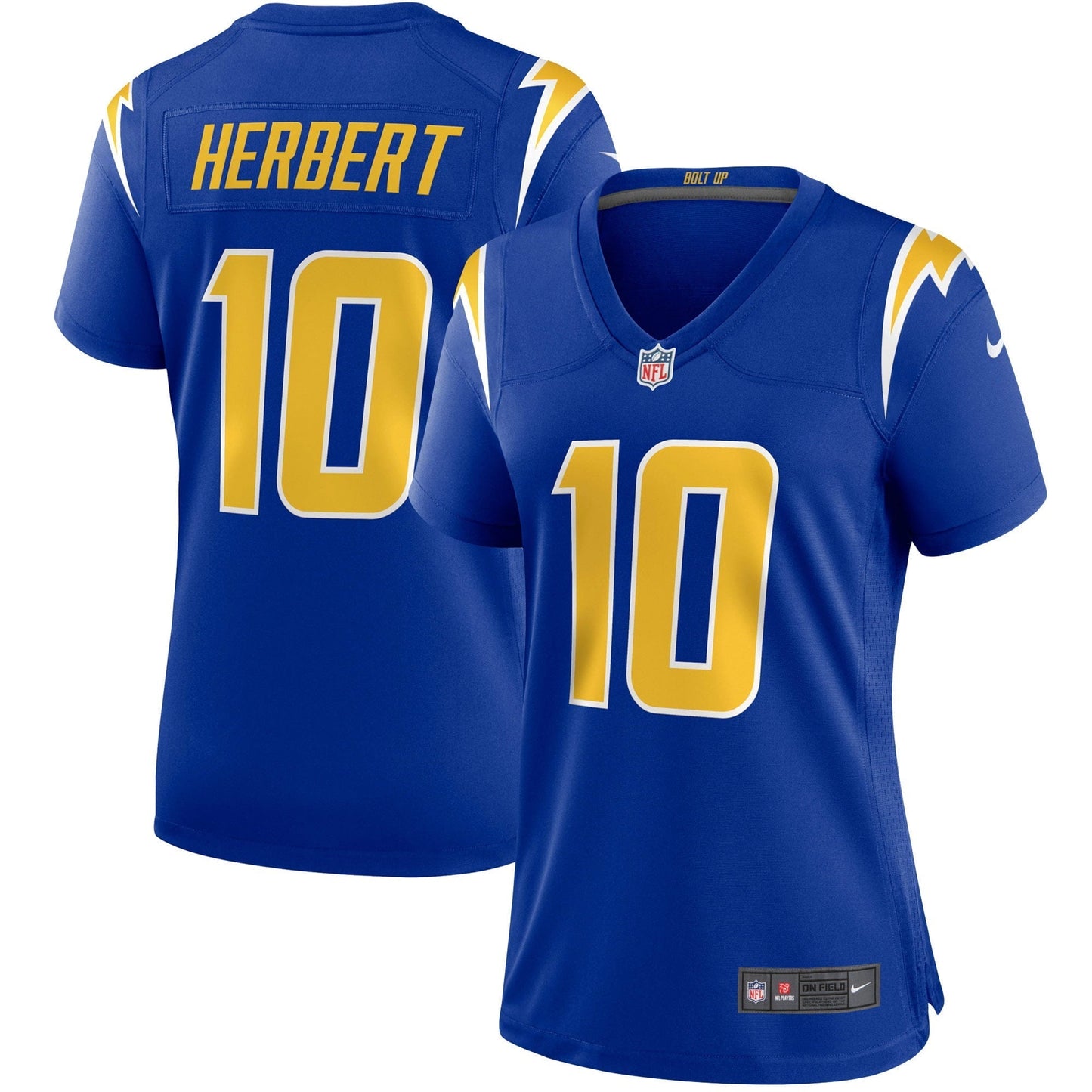 Women's Nike Justin Herbert Royal Los Angeles Chargers Game Jersey