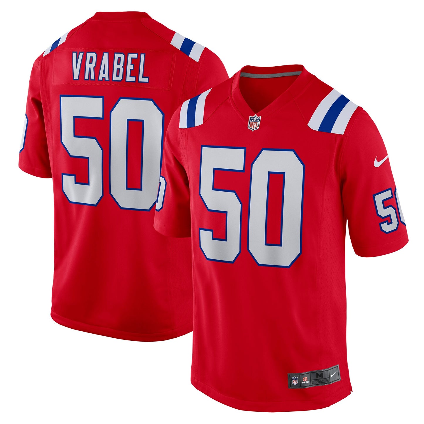 Mike Vrabel New England Patriots Nike Retired Player Alternate Game Jersey - Red
