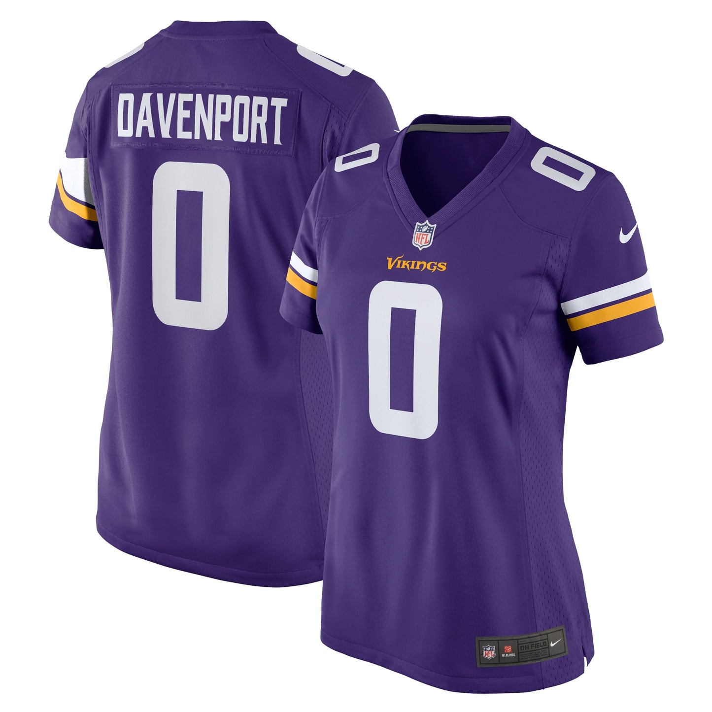 Marcus Davenport Minnesota Vikings Nike Women's Team Game Jersey - Purple