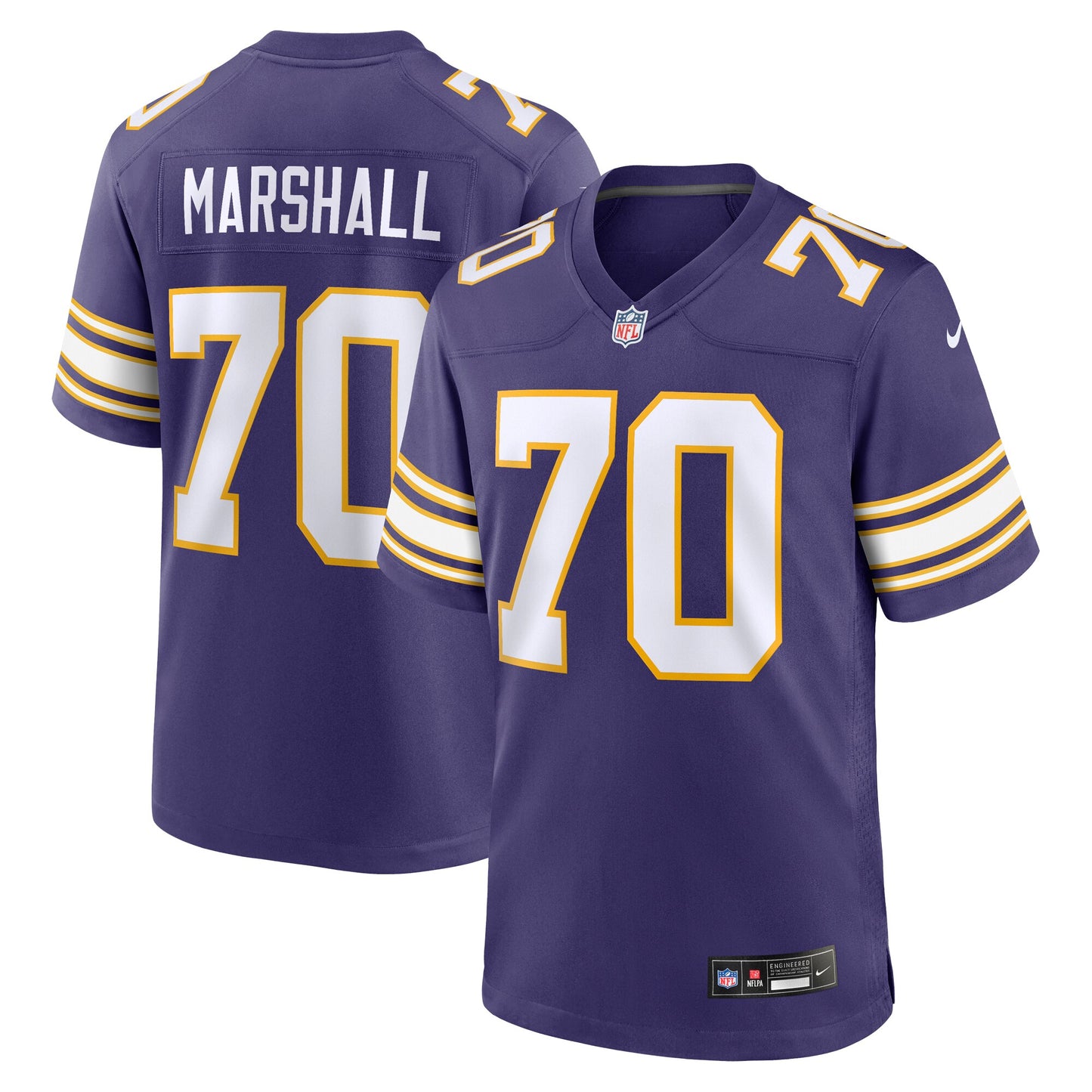 Jim Marshall Minnesota Vikings Nike Classic Retired Player Jersey - Purple