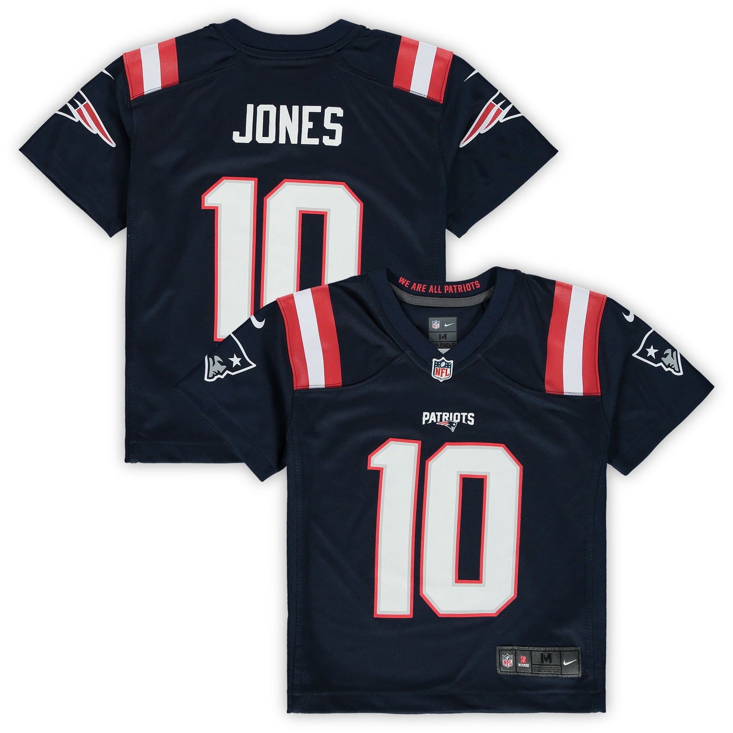 Mac Jones New England Patriots Nike Preschool Game Jersey - Navy