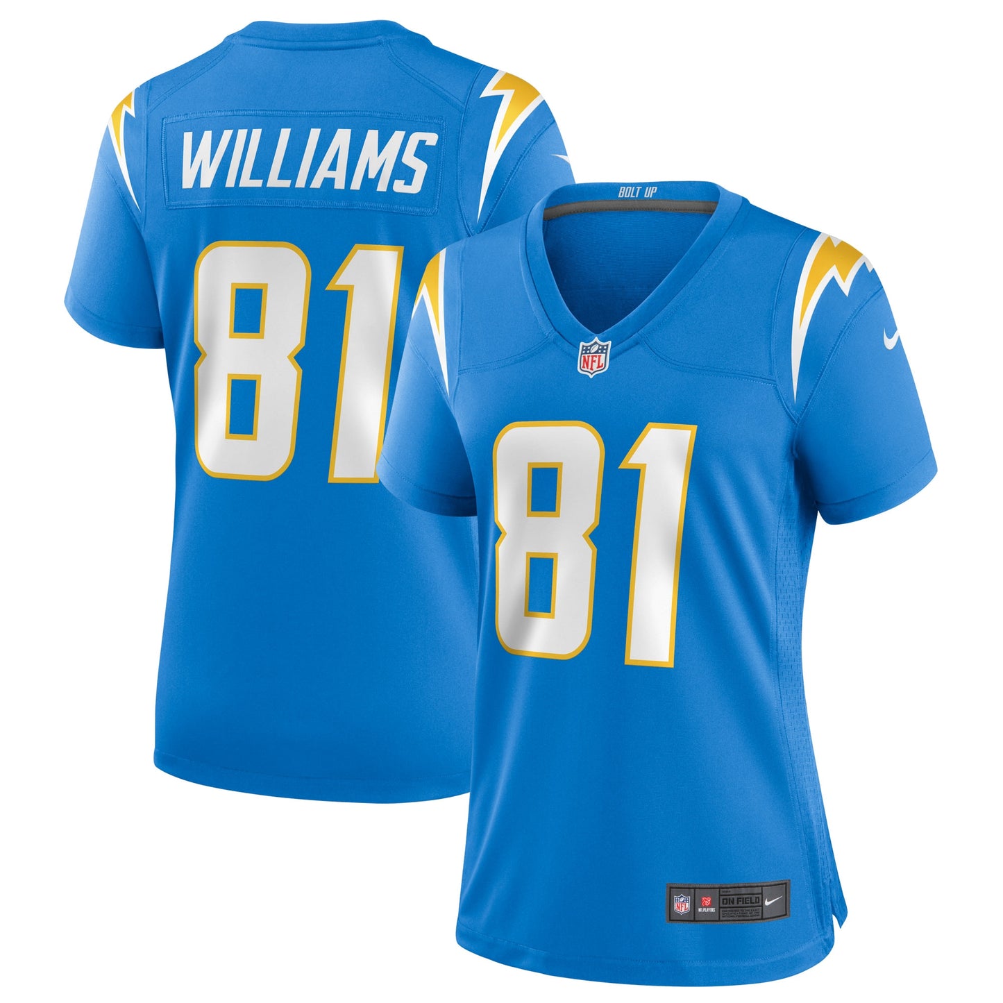 Mike Williams Los Angeles Chargers Nike Women's Game Jersey - Powder Blue