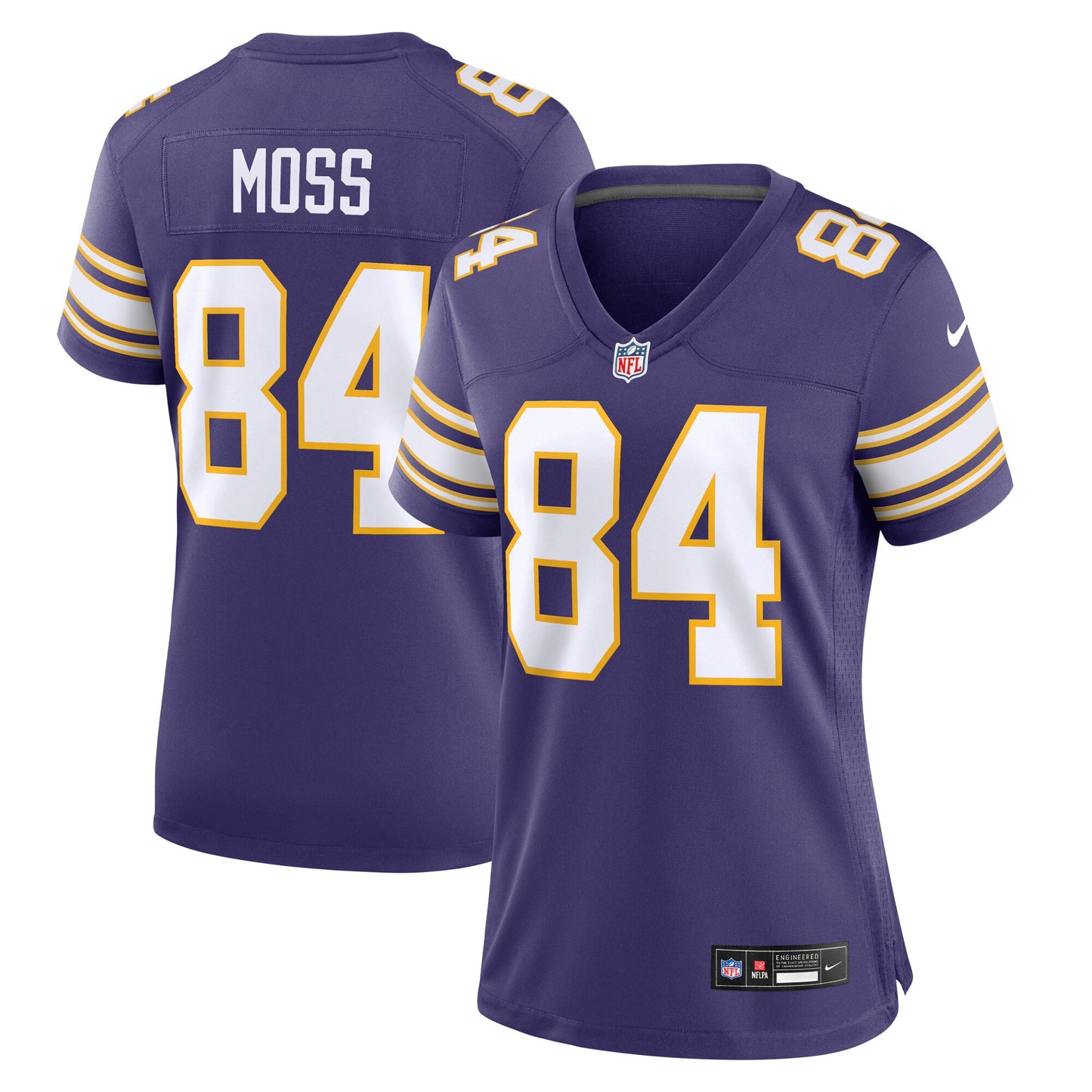 Randy Moss Minnesota Vikings Nike Women's Classic Retired Player Game Jersey - Purple