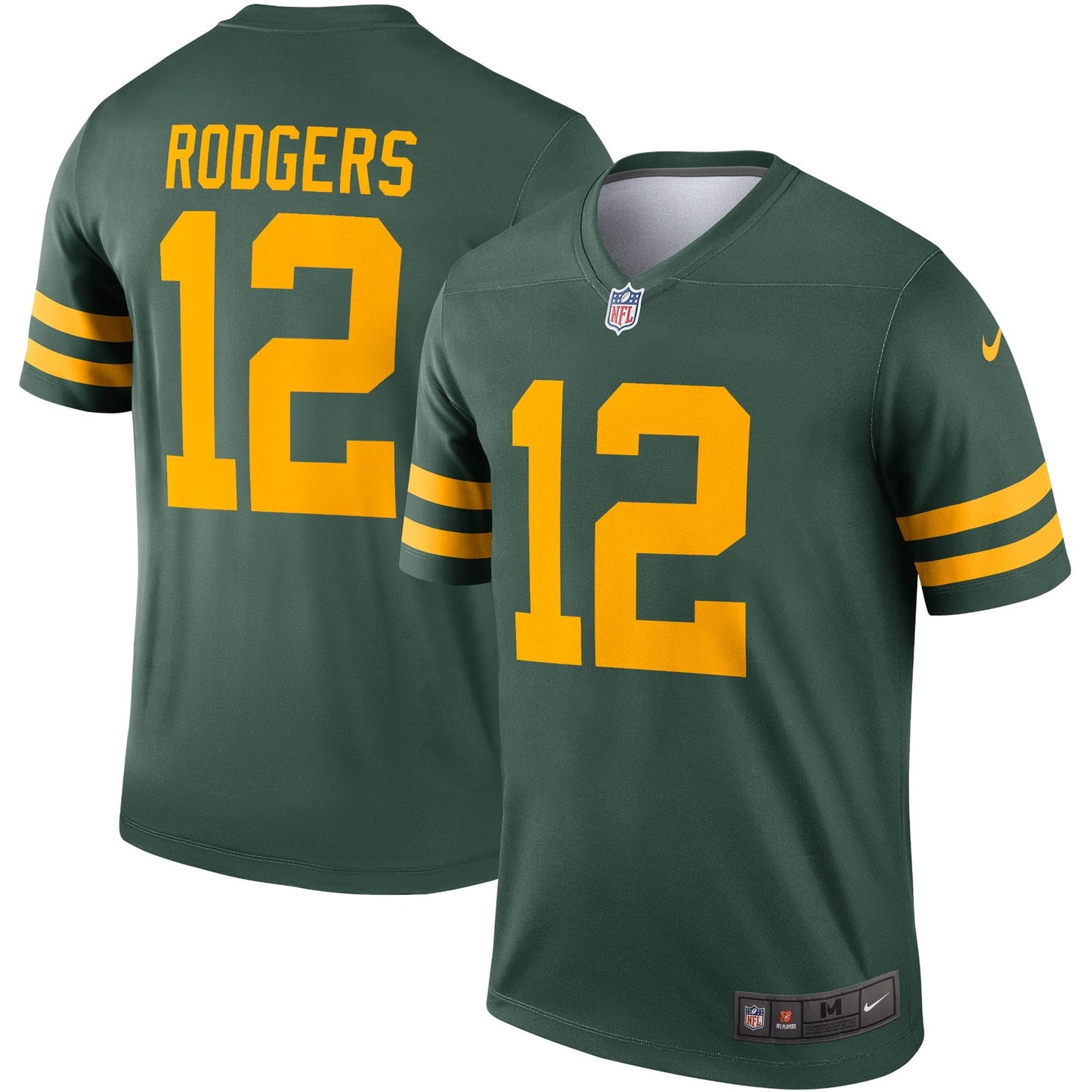 Men's Nike Aaron Rodgers Green Green Bay Packers Alternate Legend Player Jersey