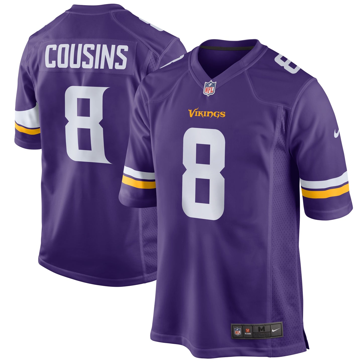 Kirk Cousins Minnesota Vikings Nike Youth Game Jersey - Purple