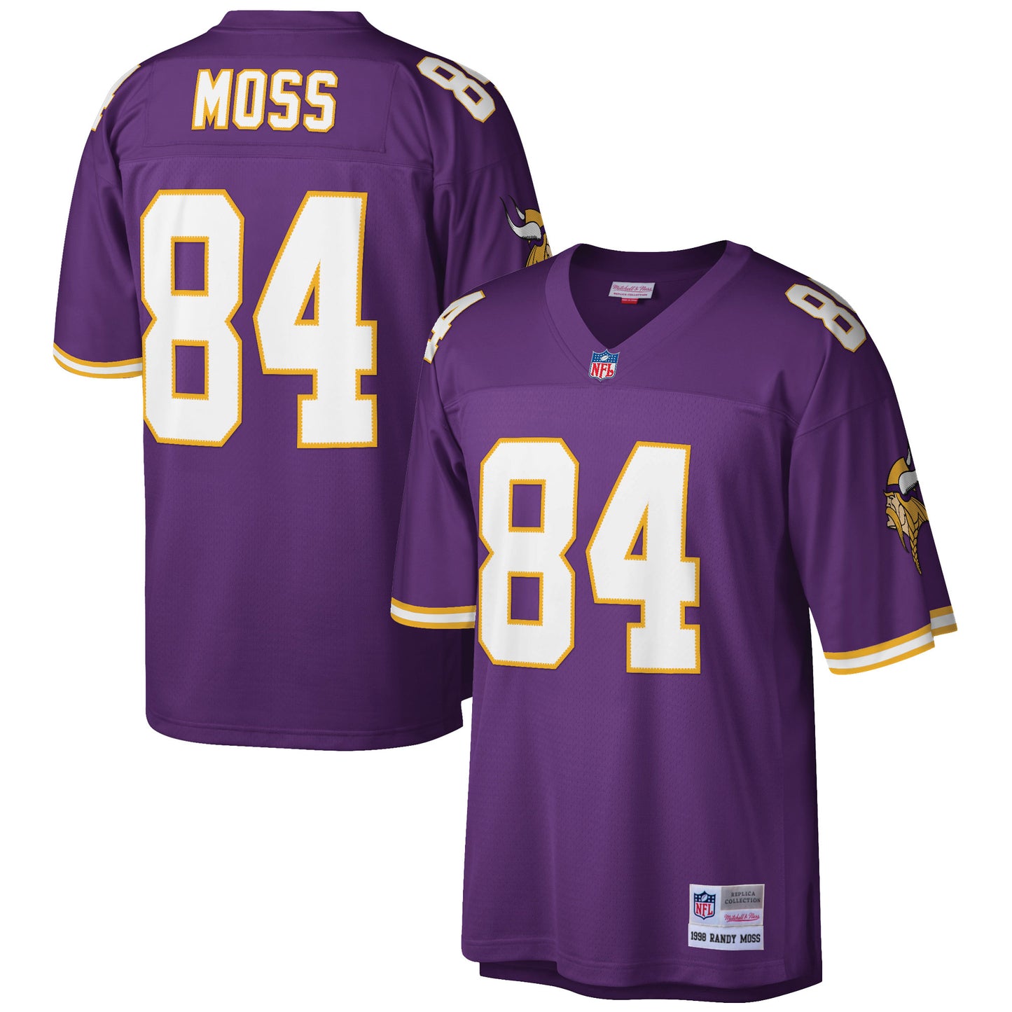 Randy Moss Minnesota Vikings Mitchell & Ness Retired Player Legacy Replica Jersey - Purple