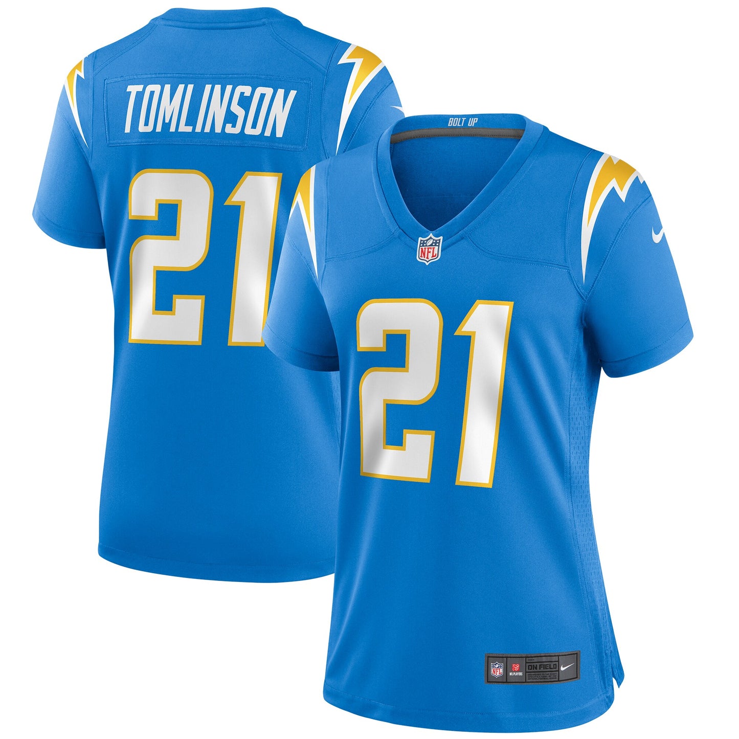 LaDainian Tomlinson Los Angeles Chargers Nike Women's Game Retired Player Jersey - Powder Blue