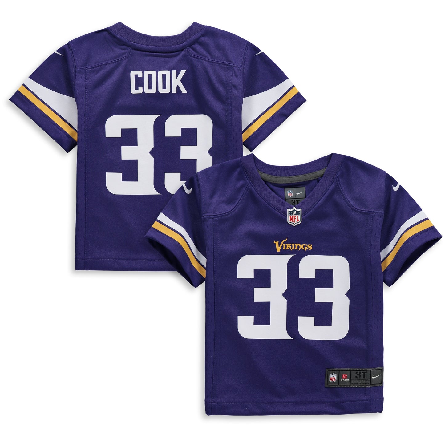 Dalvin Cook Minnesota Vikings Nike Toddler Player Game Jersey - Purple