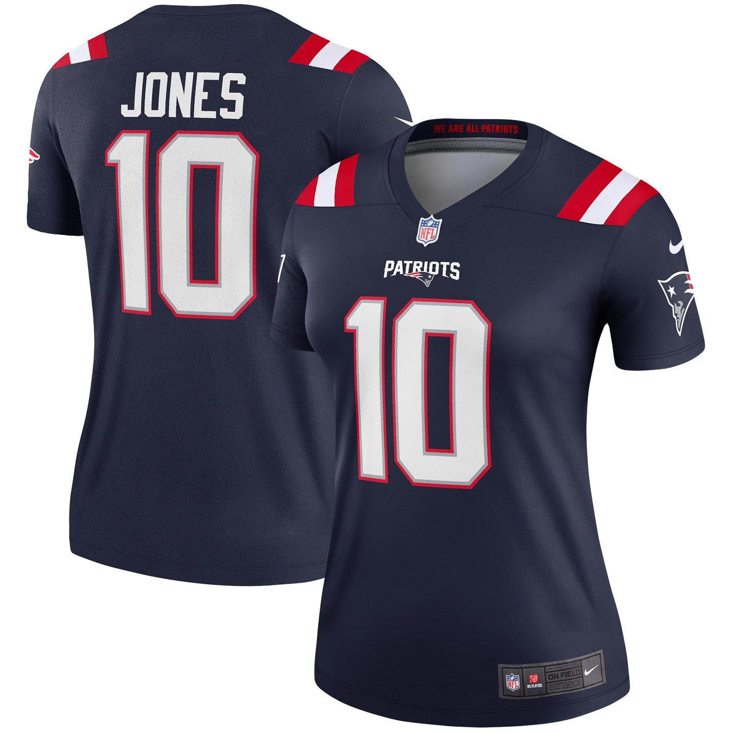 Mac Jones New England Patriots Nike Women's Legend Jersey - Navy
