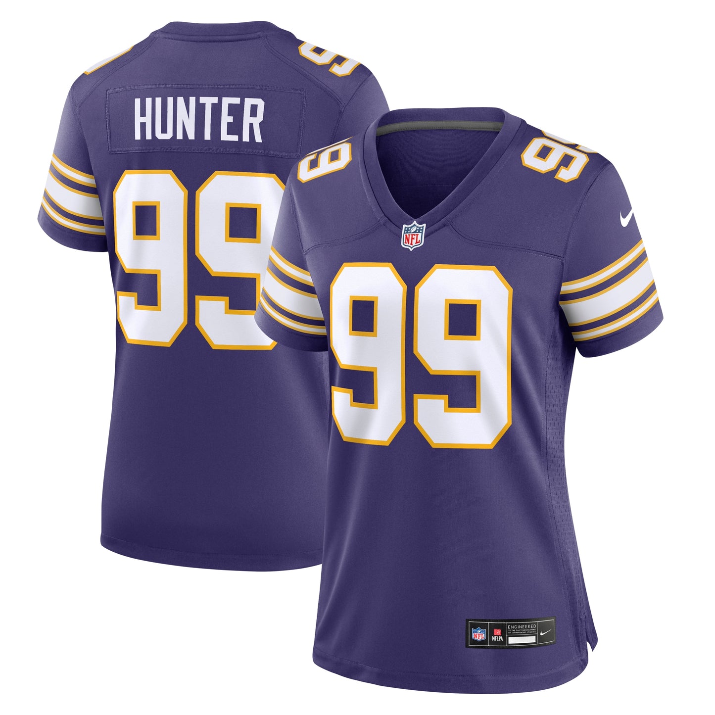 Danielle Hunter Minnesota Vikings Nike Women's Classic Player Game Jersey - Purple
