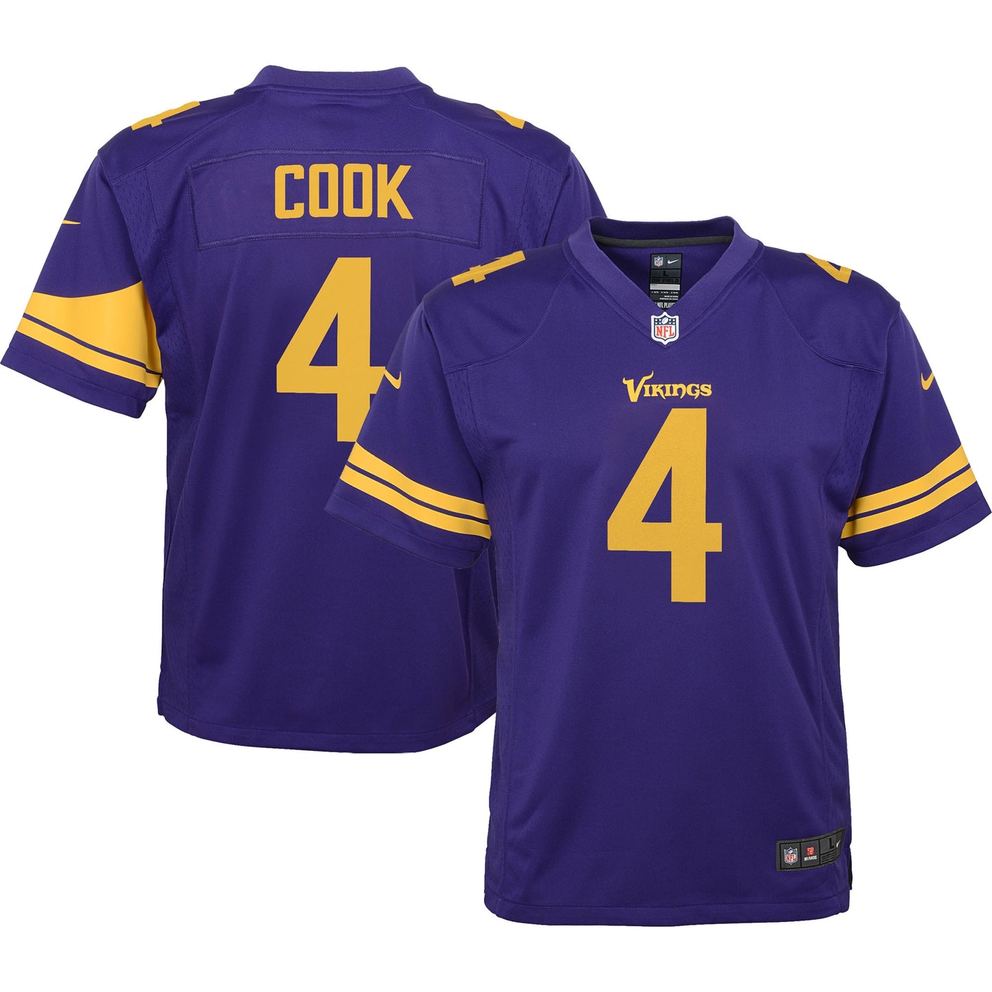 Dalvin Cook Minnesota Vikings Nike Youth Game Jersey - Purple