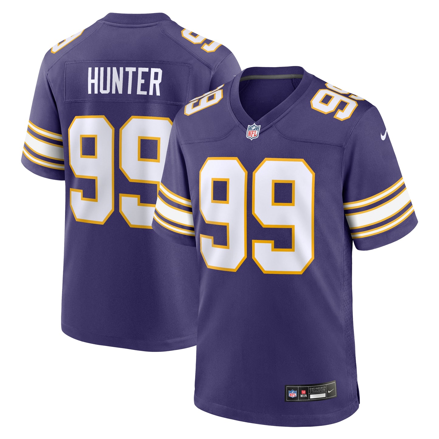 Danielle Hunter Minnesota Vikings Nike Classic Player Game Jersey - Purple