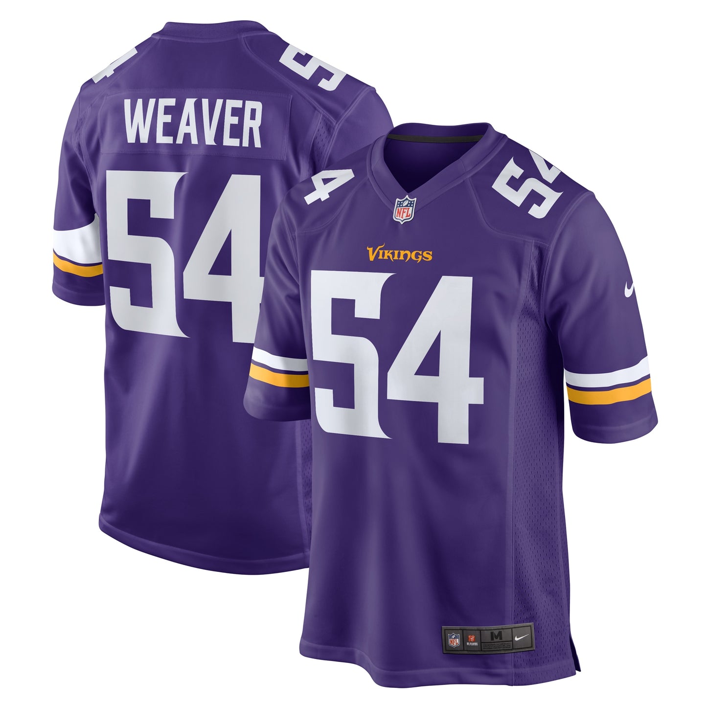 Curtis Weaver Minnesota Vikings Nike Home Game Jersey - Purple