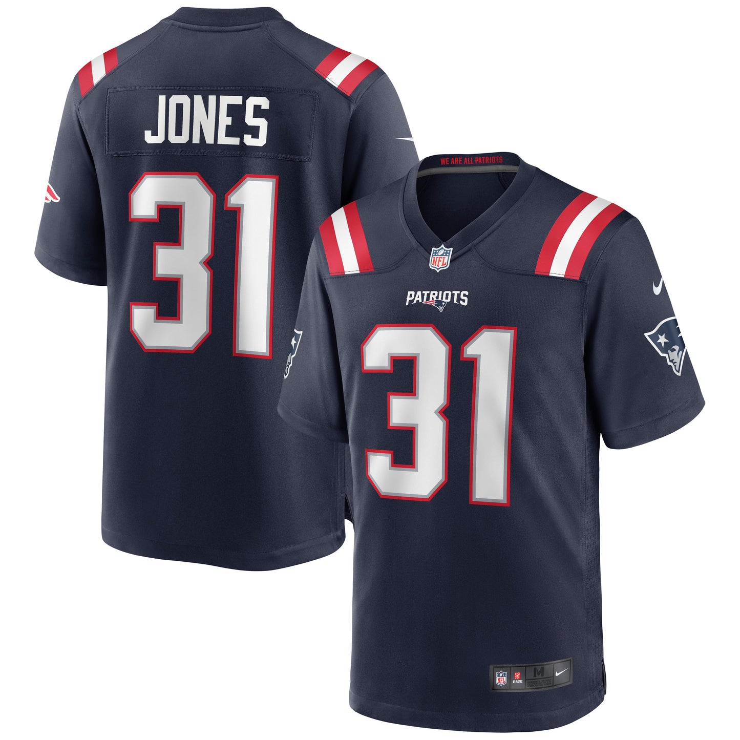Jonathan Jones New England Patriots Nike Game Jersey - Navy