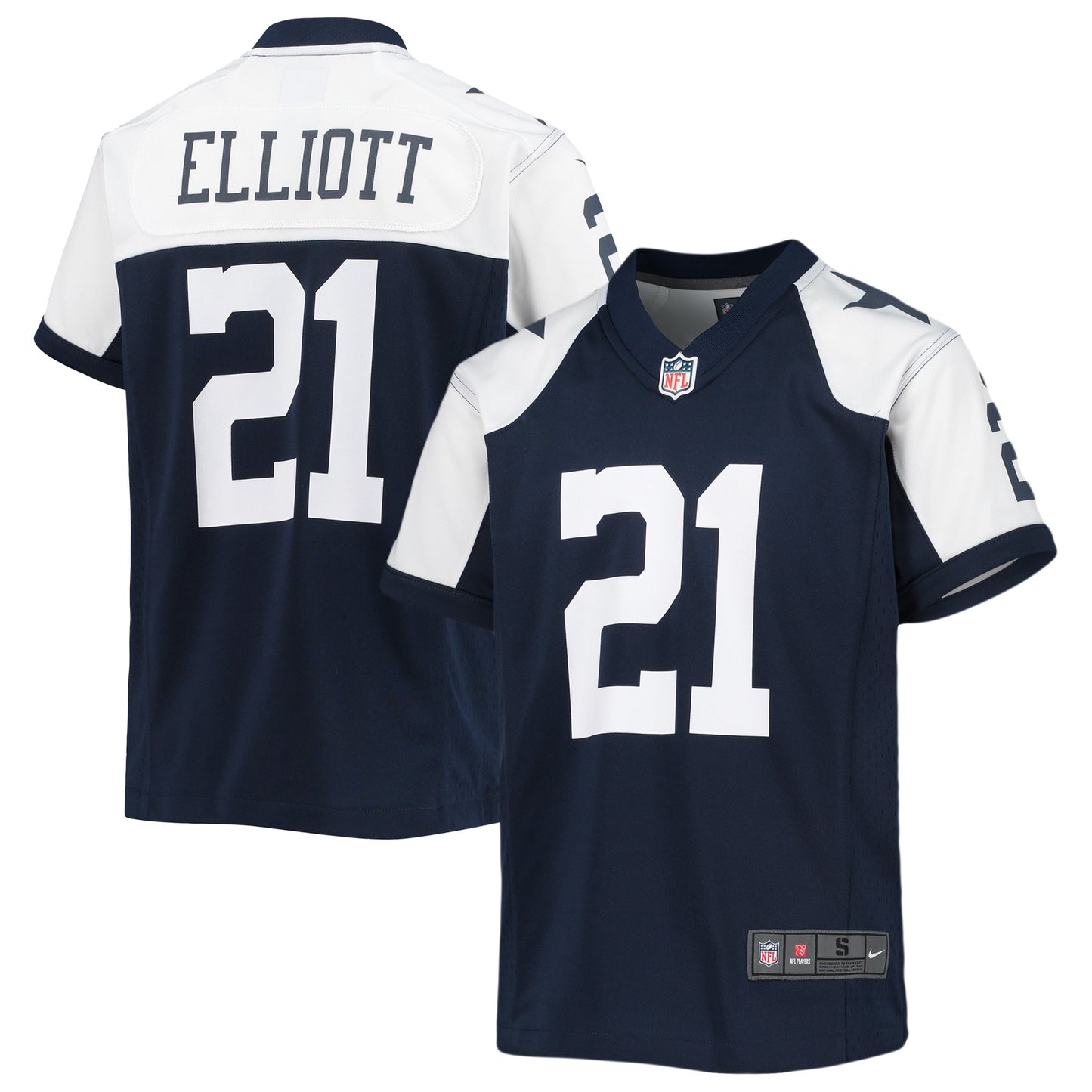 Ezekiel Elliott Dallas Cowboys Nike Youth Alternate Player Game Jersey - Navy