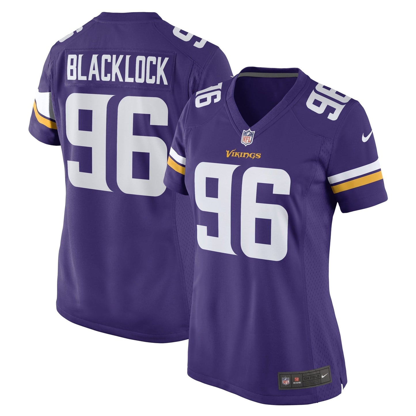 Women's Nike Ross Blacklock Purple Minnesota Vikings Game Player Jersey