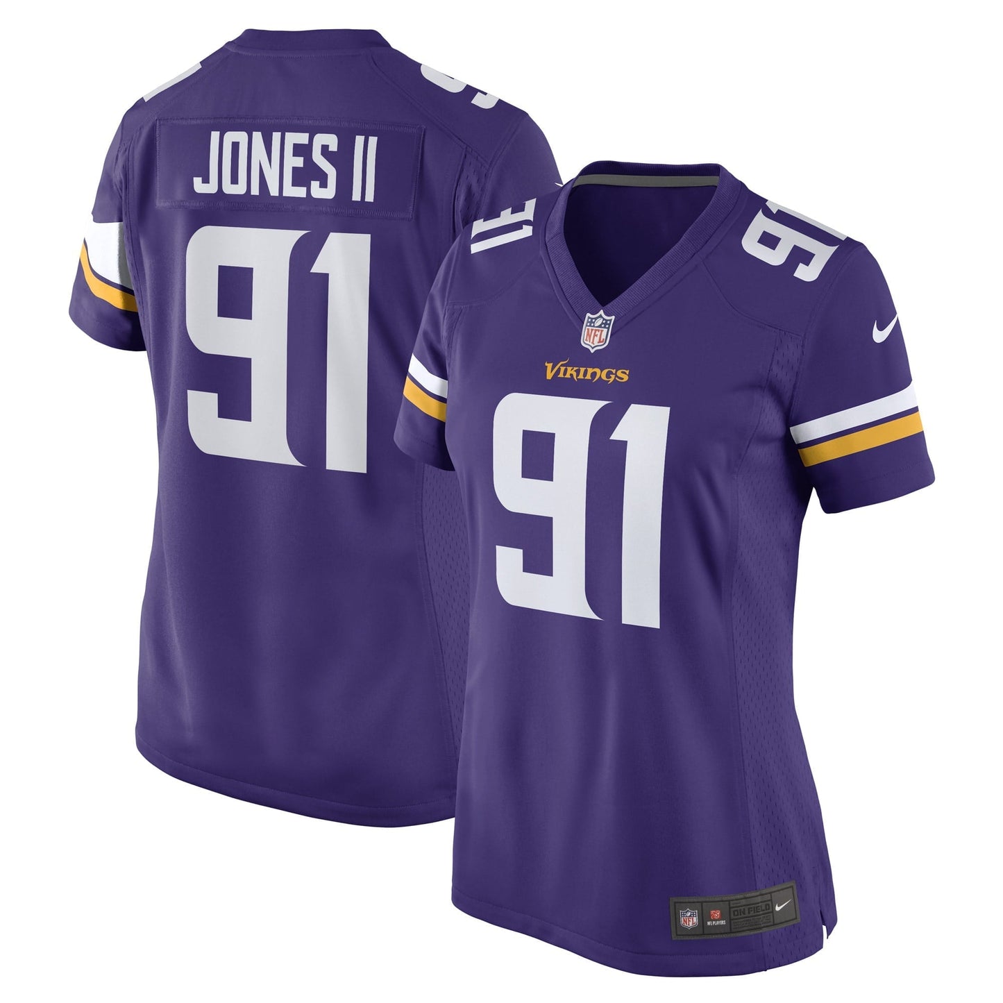 Women's Nike Patrick Jones II Purple Minnesota Vikings Game Player Jersey